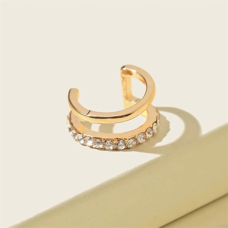 Fashion Exquisite Rhinestone Decor Ear Cuff earring for Woman Ear 2022 Summer New Arrival Christmas Jewelry Gift Fashion Exquisite Rhinestone Decor Ear Cuff earring for Woman Ear 2022 Summer New Arrival Christmas Jewelry Gift