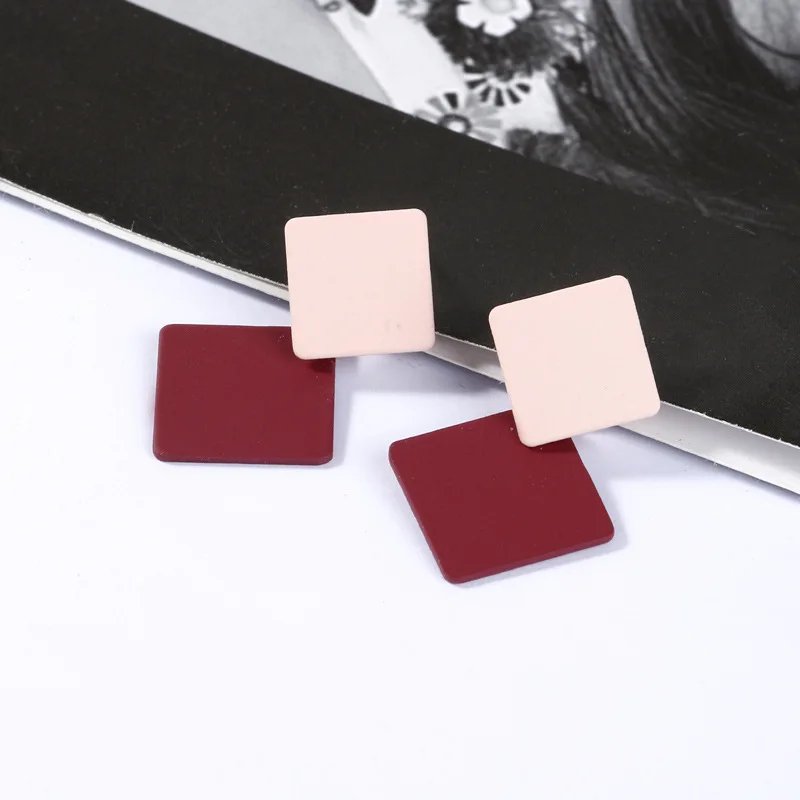 Colorful Metal Dangle Earrings for Women Personality Fashion Drop Earrings Flower Heart Pendants Earrings pendientes mujer Colorful Metal Dangle Earrings for Women Personality Fashion Drop Earrings Flower Heart Pendants Earrings pendientes mujer
