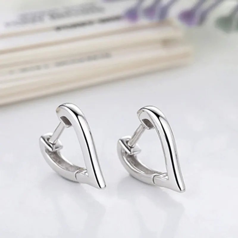 925 Sterling Silver Female Luxury Crystal Round Stud Earrings Vintage Wedding Jewelry White Zircon Stone Earrings Wholesale