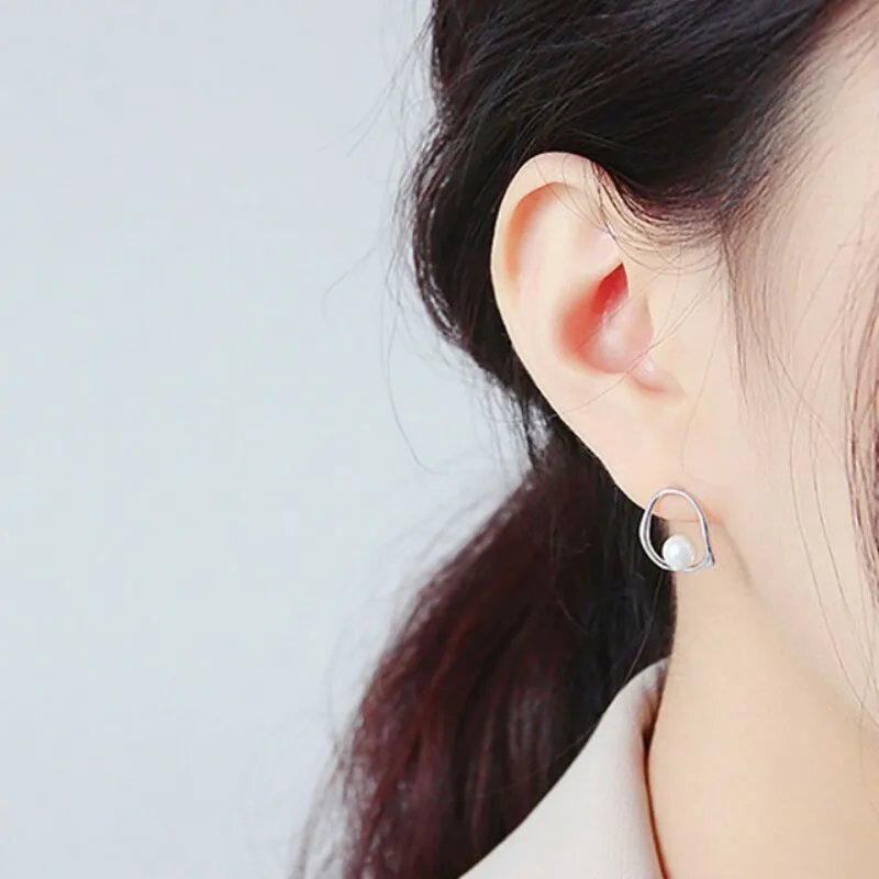 925 Sterling Silver Vintage Heart Earrings For Women Trendy Earring Jewelry Prevent Allergy Party Accessories G 925 Sterling Silver Vintage Heart Earrings For Women Trendy Earring Jewelry Prevent Allergy Party Accessories G