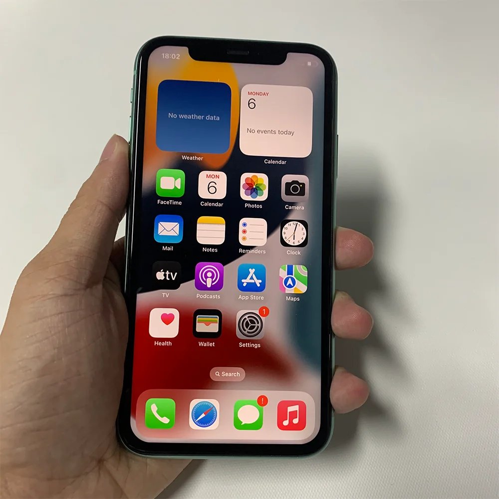 Original Unlocked Apple iPhone 11 4G LTE Mobile Phone NFC 64/128/256GB ROM 6.1'' IPS Screen 12MP A13 Bionic Hexa-core CellPhone