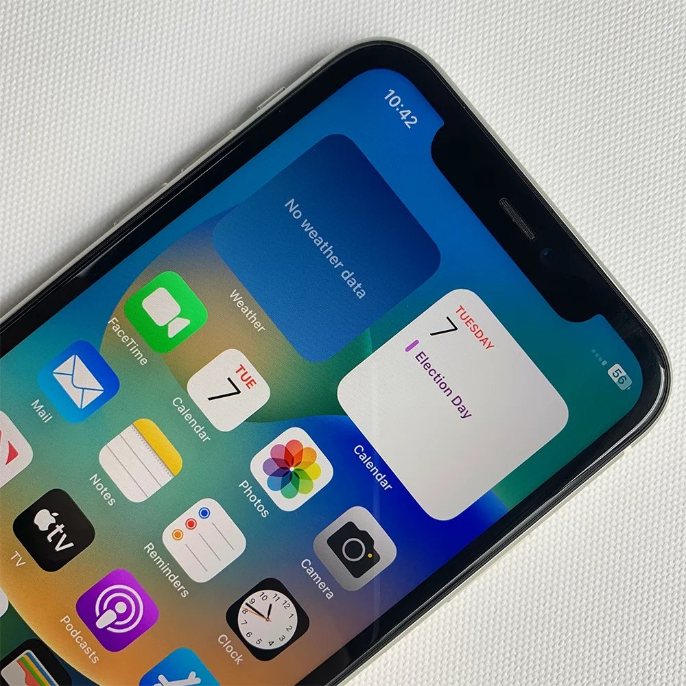 Original Unlocked Apple iPhone 11 4G LTE Mobile Phone NFC 64/128/256GB ROM 6.1'' IPS Screen 12MP A13 Bionic Hexa-core CellPhone