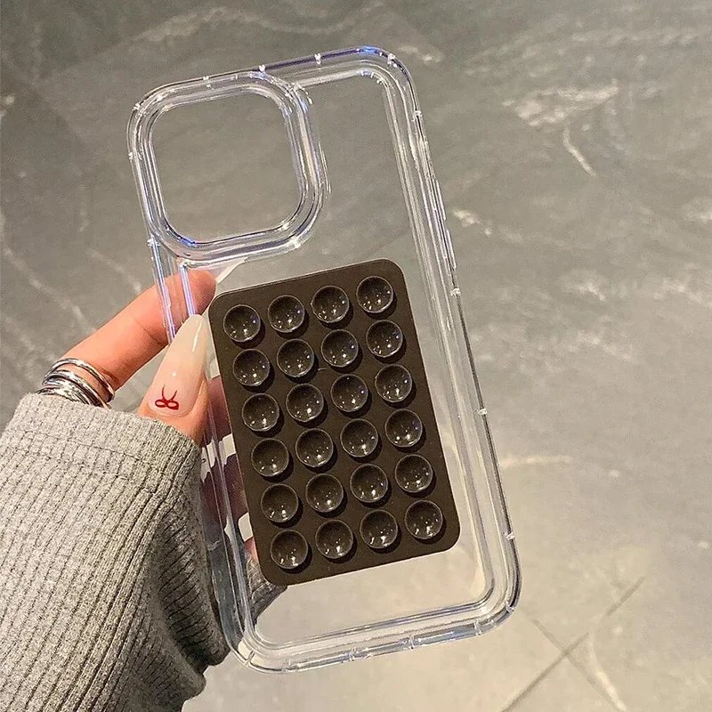 3D Suction Cup Case For iPhone 15 11 12 Pro Max XR X XS 7 8 Plus SE 2020 Case For iPhone 14 13 Pro XS Max Transparent Fundas 3D Suction Cup Case For iPhone 15 11 12 Pro Max XR X XS 7 8 Plus SE 2020 Case For iPhone 14 13 Pro XS Max Transparent Fundas
