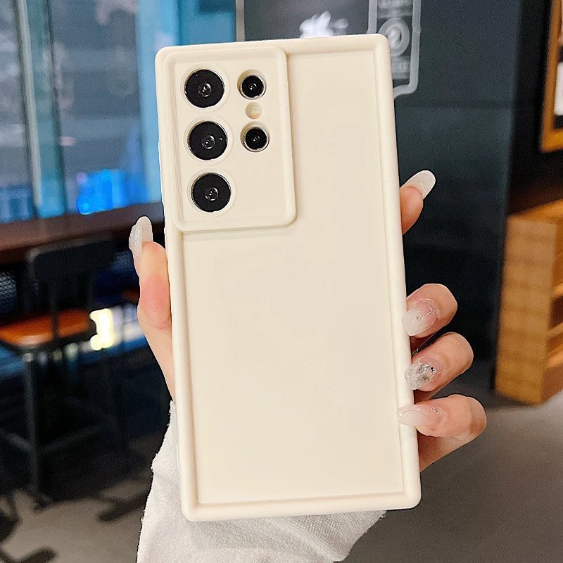 Soft TPU Case For Samsung Galaxy A56 A55 A54 A53 A35 A15 A16 A25 5G S24 S22 S25 Ultra S23 FE Candy Color Silicone Phone Cover