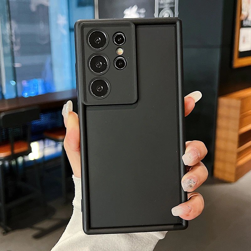 Soft TPU Case For Samsung Galaxy A56 A55 A54 A53 A35 A15 A16 A25 5G S24 S22 S25 Ultra S23 FE Candy Color Silicone Phone Cover