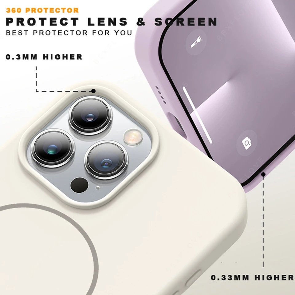 Magnetic Phone Case For iPhone 15 14 16 Plus 11 12 13 16 Pro Max Silicone Official Lanyard Magsafe Strap Protector Soft Cover Magnetic Phone Case For iPhone 15 14 16 Plus 11 12 13 16 Pro Max Silicone Official Lanyard Magsafe Strap Protector Soft Cover