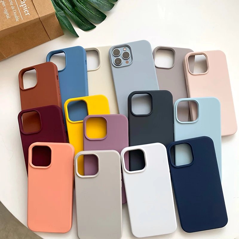 Liquid Silicone Case For Apple iPhone 15 16 14 13 12 11 Pro Max XS XR 16 14 Plus Phone Original Official Style Protective Cover Liquid Silicone Case For Apple iPhone 15 16 14 13 12 11 Pro Max XS XR 16 14 Plus Phone Original Official Style Protective Cover