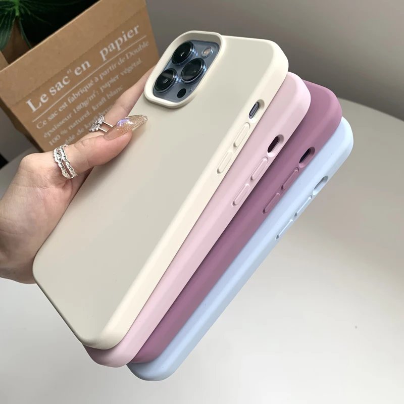 Liquid Silicone Case For Apple iPhone 15 16 14 13 12 11 Pro Max XS XR 16 14 Plus Phone Original Official Style Protective Cover Liquid Silicone Case For Apple iPhone 15 16 14 13 12 11 Pro Max XS XR 16 14 Plus Phone Original Official Style Protective Cover