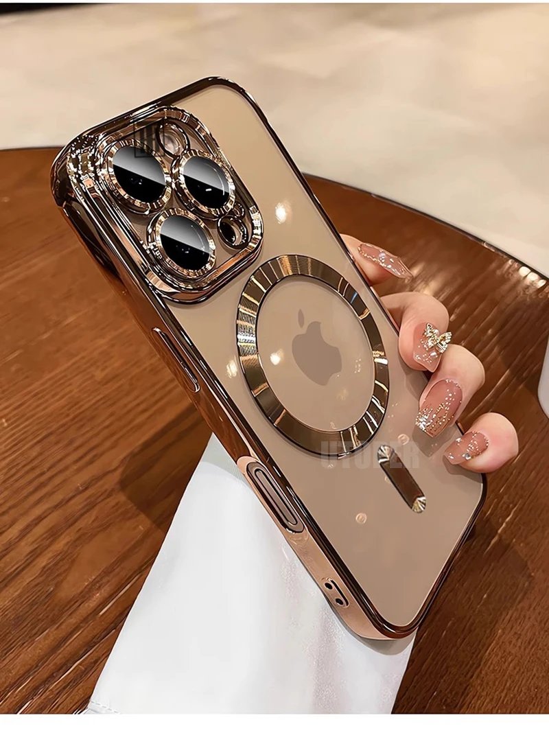New Official Desert Gold Phone Case For iPhone 16 15 14 13 12 11 Pro Max Plus Clear Magsafe Magnetic Lens Protect Soft Cover New Official Desert Gold Phone Case For iPhone 16 15 14 13 12 11 Pro Max Plus Clear Magsafe Magnetic Lens Protect Soft Cover