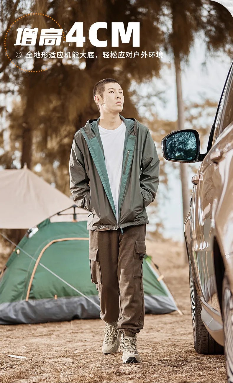 O.Z.TESHI Cow Leather Hiking boots Men waterproof hunting shoes Tactical Desert Combat Ankle Boots Male casual mountian Sneakers