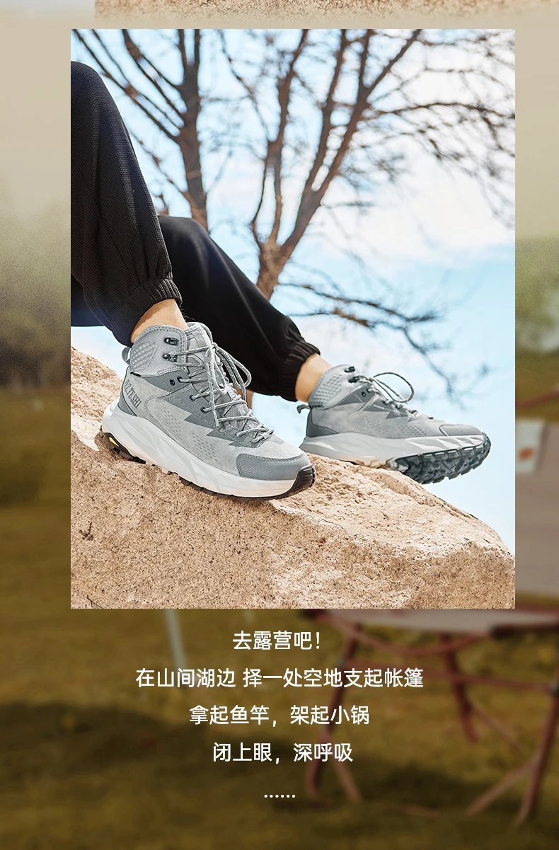 O.Z.TESHI Cow Leather Hiking boots Men waterproof hunting shoes Tactical Desert Combat Ankle Boots Male casual mountian Sneakers