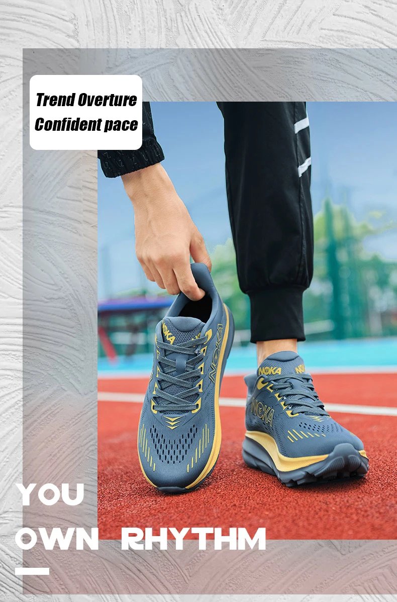 Marathon Running Shoes for Men Breathable Lightweight Comfortable Athletic Nonskid Male Casual Outdoor Sports Sneakers Marathon Running Shoes for Men Breathable Lightweight Comfortable Athletic Nonskid Male Casual Outdoor Sports Sneakers