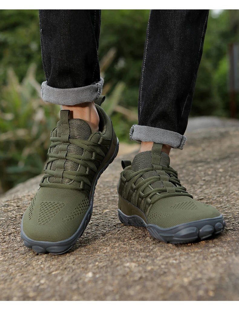 New Hiking Shoes, Plus Size, Couple Outdoor Sports Shoes, Wide Palm, Wide Last Shoes, Barefoot Casual Shoes, Indoor Yoga Fitness