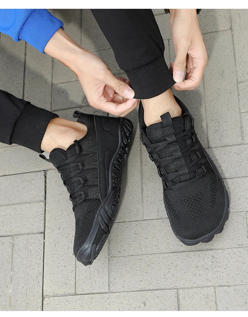 New Hiking Shoes, Plus Size, Couple Outdoor Sports Shoes, Wide Palm, Wide Last Shoes, Barefoot Casual Shoes, Indoor Yoga Fitness