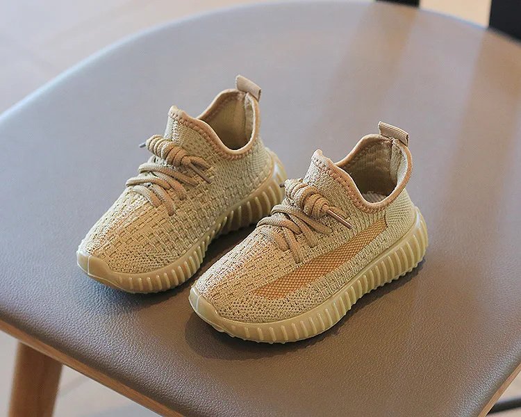 Children'S Iightweight Casual Coconut Shoes Woven With Rubber Soles For Babies, Boys And Girls. Non Slip Outdoor Sports Mesh Bre