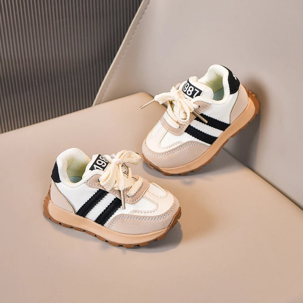 PU Leather Kid's Sneakers Ergonomics Waterproof Running Sport Shoes For Baby Boys Girl's Running Shoes Children Sneakers