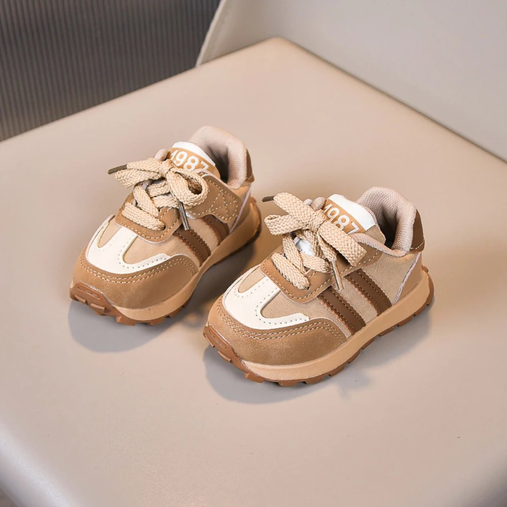 PU Leather Kid's Sneakers Ergonomics Waterproof Running Sport Shoes For Baby Boys Girl's Running Shoes Children Sneakers