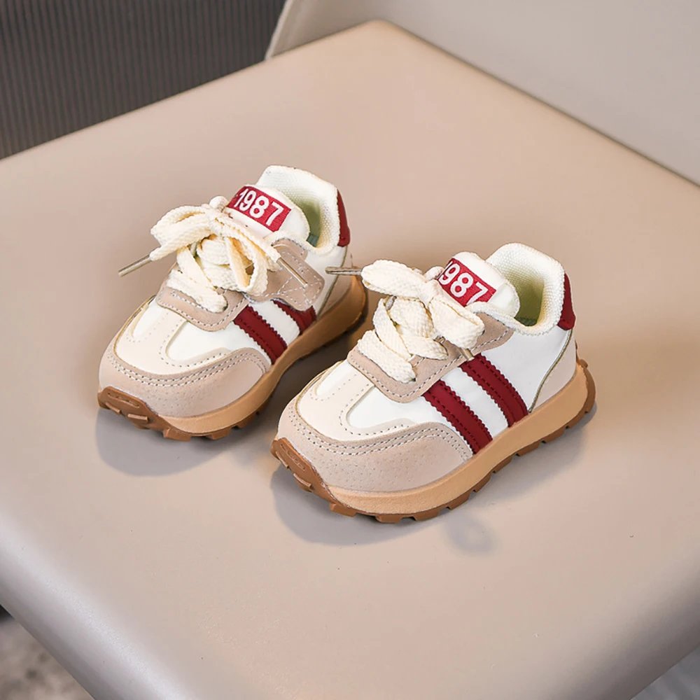 PU Leather Kid's Sneakers Ergonomics Waterproof Running Sport Shoes For Baby Boys Girl's Running Shoes Children Sneakers