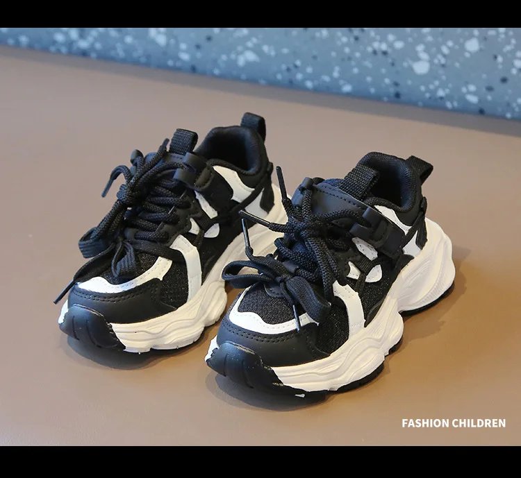 Kids Sneakers for Girls Fashion Sports Shoes for Toddlers Breathable Non-slip Children School Running Shoes for Boys Versatile