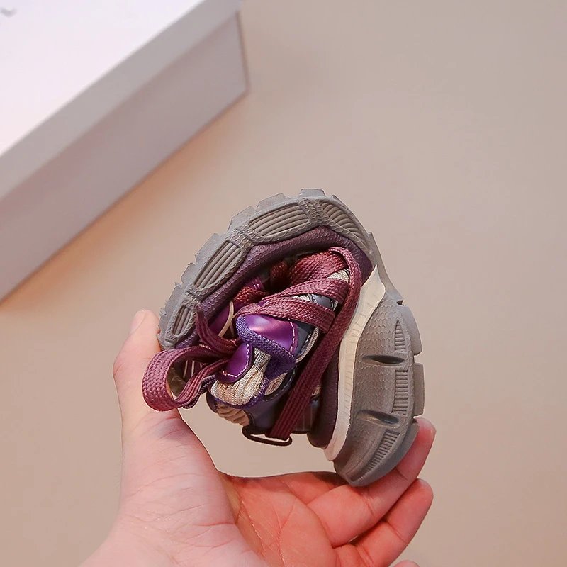 Children's Sneakers Chunky 2024 New Girls Basketball Shoes Fashion Versatile Kids Causal Boys Sports Shoes for School Breathable