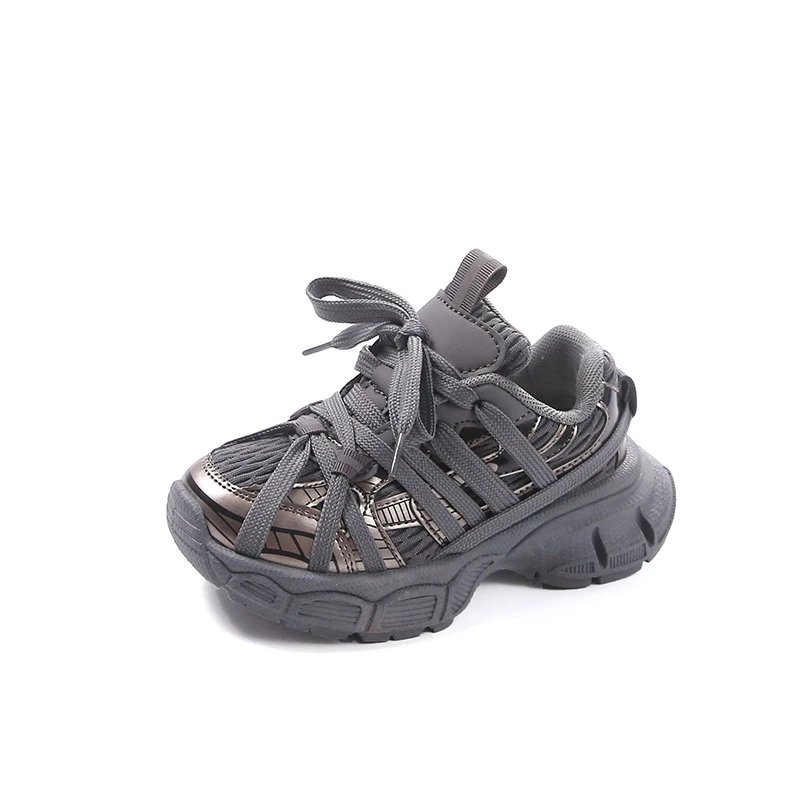 Children's Sneakers Chunky 2024 New Girls Basketball Shoes Fashion Versatile Kids Causal Boys Sports Shoes for School Breathable
