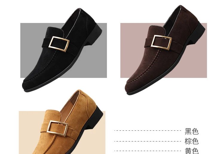 Mens Dress Shoes Designer Formal Loafers Men's Leather Shoes Suede Men Wedding Man Designer Work Social Business Loafers