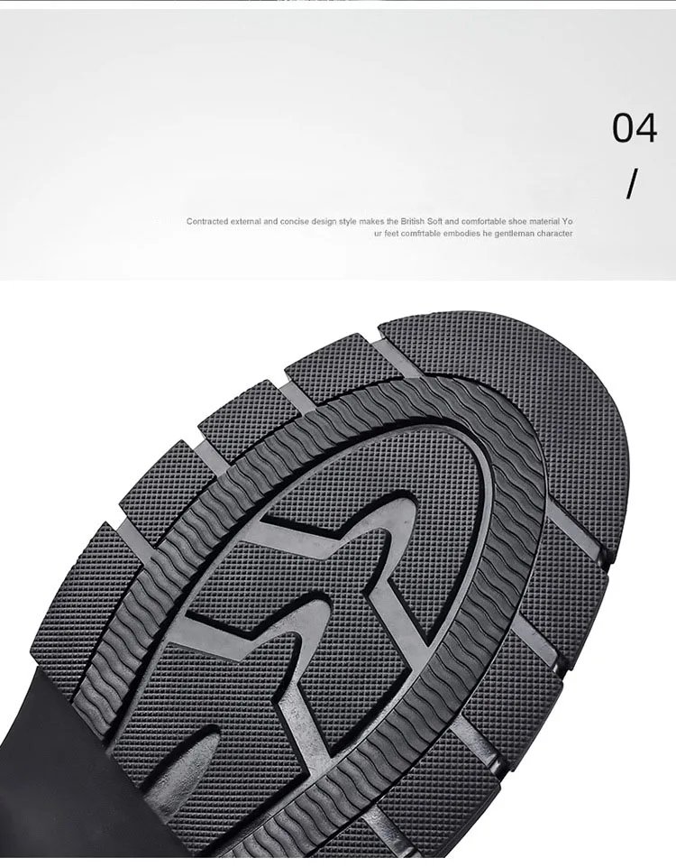 Trendy Men's Casual Shoes Sneakers Simple Men's Retro Platform Slip On Leather Shoes Elegant Formal Shoes Commuter Work Shoes