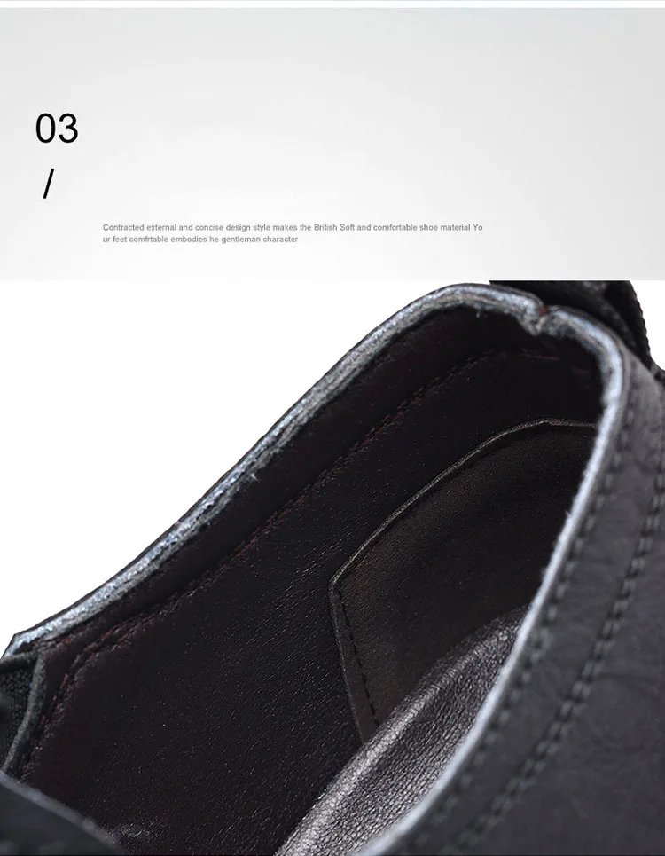 Trendy Men's Casual Shoes Sneakers Simple Men's Retro Platform Slip On Leather Shoes Elegant Formal Shoes Commuter Work Shoes