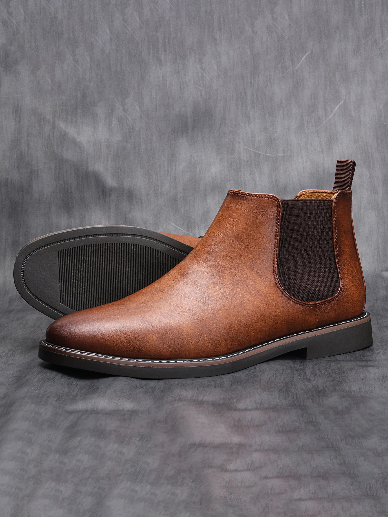 40~46 Chelsea Boots Men 2024 Brand Comfortable Fashion Leather Men Boots 40~46 Chelsea Boots Men 2024 Brand Comfortable Fashion Leather Men Boots