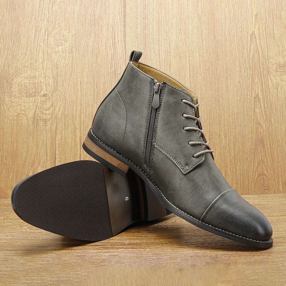 Comfortable Ankle Leather Boots For Men Boots For Men Fashion Brand Comfortable Ankle Leather Boots For Men Boots For Men Fashion Brand