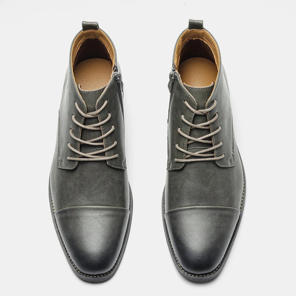 Comfortable Ankle Leather Boots For Men Boots For Men Fashion Brand Comfortable Ankle Leather Boots For Men Boots For Men Fashion Brand