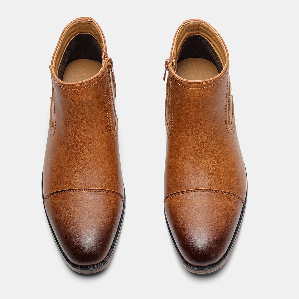 Comfortable Ankle Leather Boots For Men Boots For Men Fashion Brand Comfortable Ankle Leather Boots For Men Boots For Men Fashion Brand