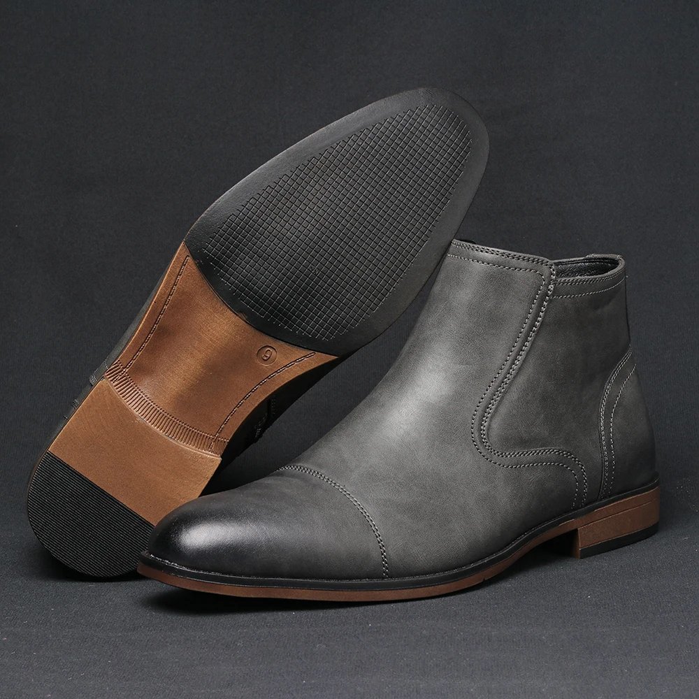Comfortable Ankle Leather Boots For Men Boots For Men Fashion Brand Comfortable Ankle Leather Boots For Men Boots For Men Fashion Brand