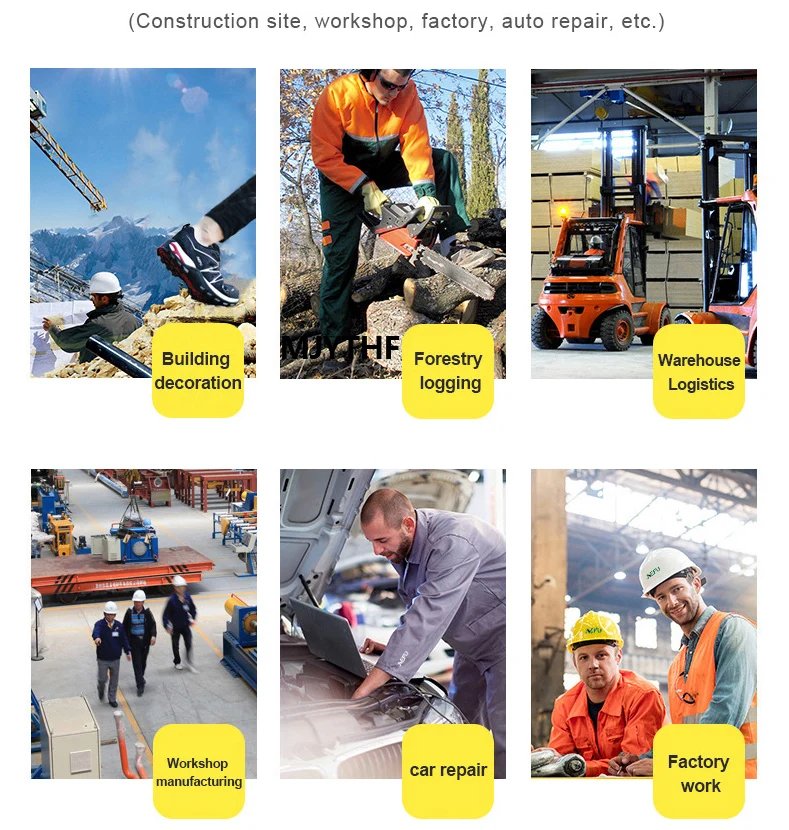 Men Safety Shoes Lightweight Puncture Proof Work Boots Steel Toe Boots Indestructible Sneakers Leather Waterproof Shoes Male