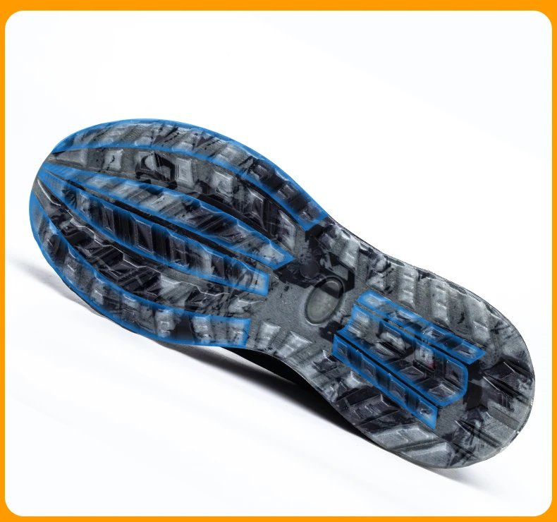 Men Safety Shoes Lightweight Puncture Proof Work Boots Steel Toe Boots Indestructible Sneakers Leather Waterproof Shoes Male