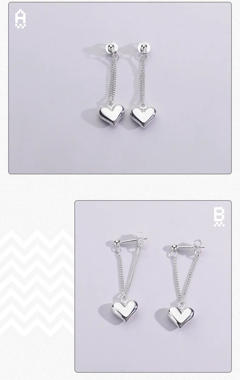 Geometric Heart-shaped Earrings For Women Girls Fashion Hollow Heart Hoop Earrings Jewelry Accessories