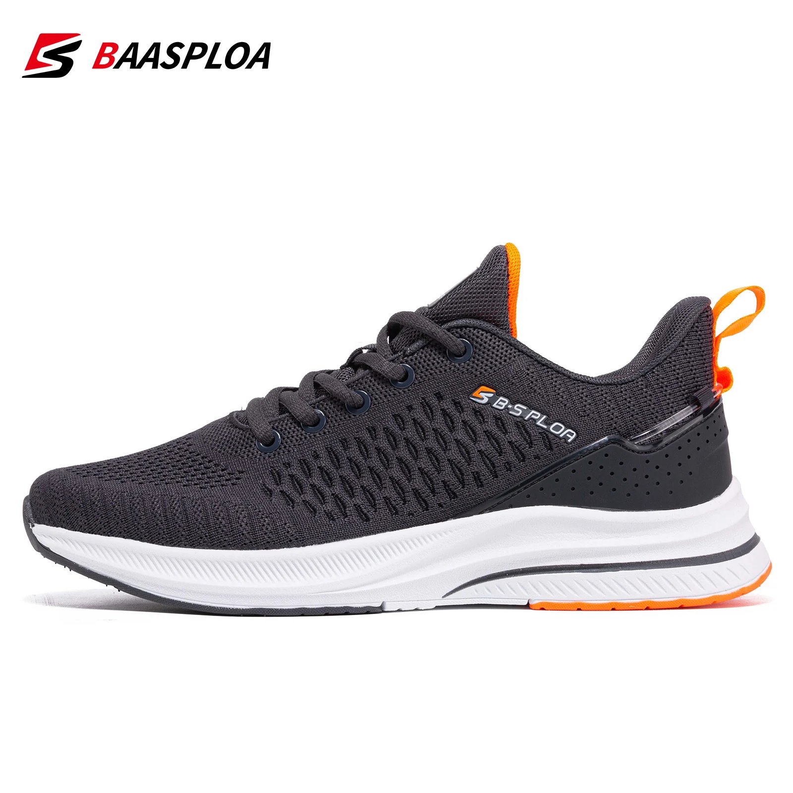 Baasploa Lightweight Running Shoes For Men 2022 Men’s Designer Mesh Casual Sneakers Lace-Up Male Outdoor Sports Tennis Shoe Baasploa Lightweight Running Shoes For Men 2022 Men's Designer Mesh Casual Sneakers Lace-Up Male Outdoor Sports Tennis Shoe