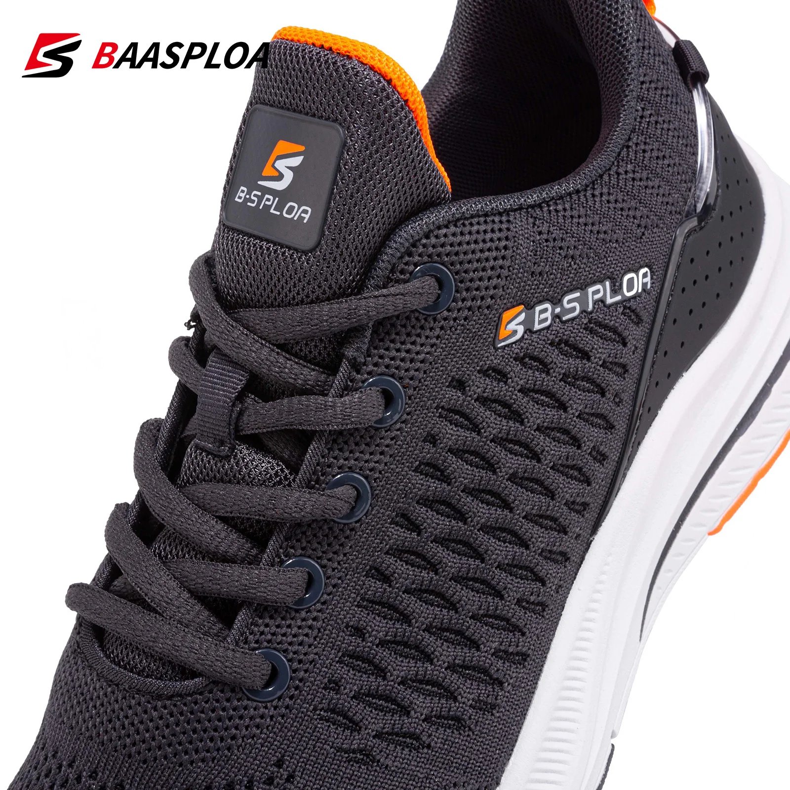 Baasploa Lightweight Running Shoes For Men 2022 Men’s Designer Mesh Casual Sneakers Lace-Up Male Outdoor Sports Tennis Shoe Baasploa Lightweight Running Shoes For Men 2022 Men's Designer Mesh Casual Sneakers Lace-Up Male Outdoor Sports Tennis Shoe