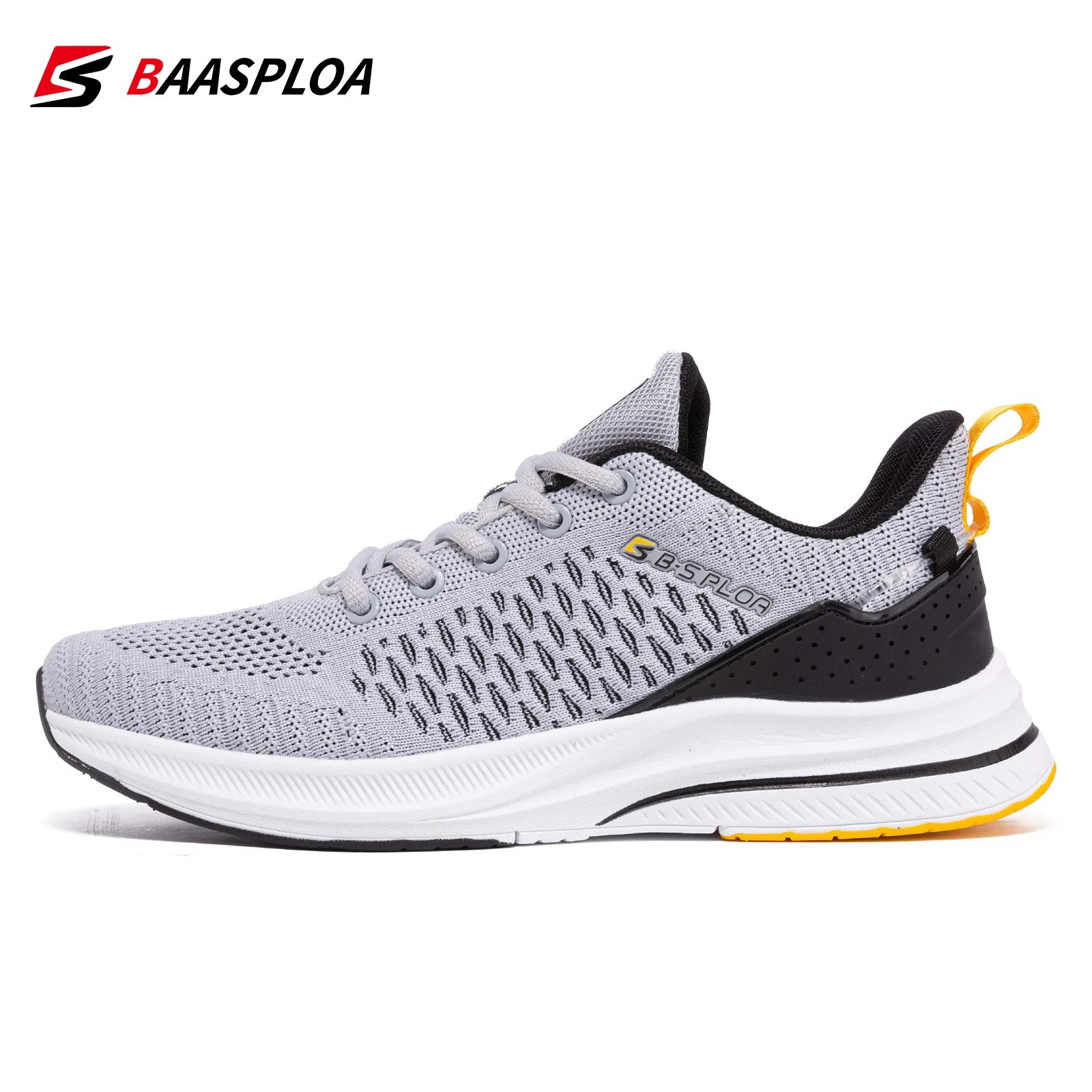 Baasploa Lightweight Running Shoes For Men 2022 Men’s Designer Mesh Casual Sneakers Lace-Up Male Outdoor Sports Tennis Shoe Baasploa Lightweight Running Shoes For Men 2022 Men's Designer Mesh Casual Sneakers Lace-Up Male Outdoor Sports Tennis Shoe