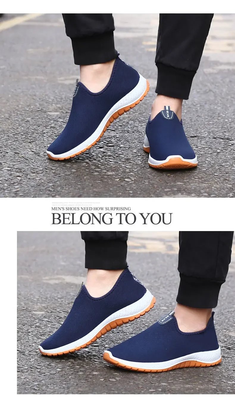 Discover 2025 Men's Leisure Sports Cloth Shoes: Mesh Breathable & Soft Sole for Running