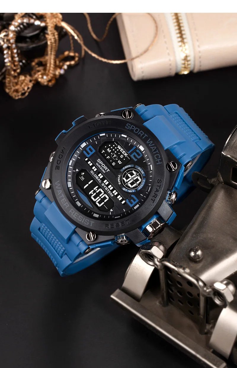 Top Luxury Electronic Watch for Man Outdoor Sport Watch Stopwatch Waterproof Calendar Digital Clock 24355 Top Luxury Electronic Watch for Man Outdoor Sport Watch Stopwatch Waterproof Calendar Digital Clock 24355