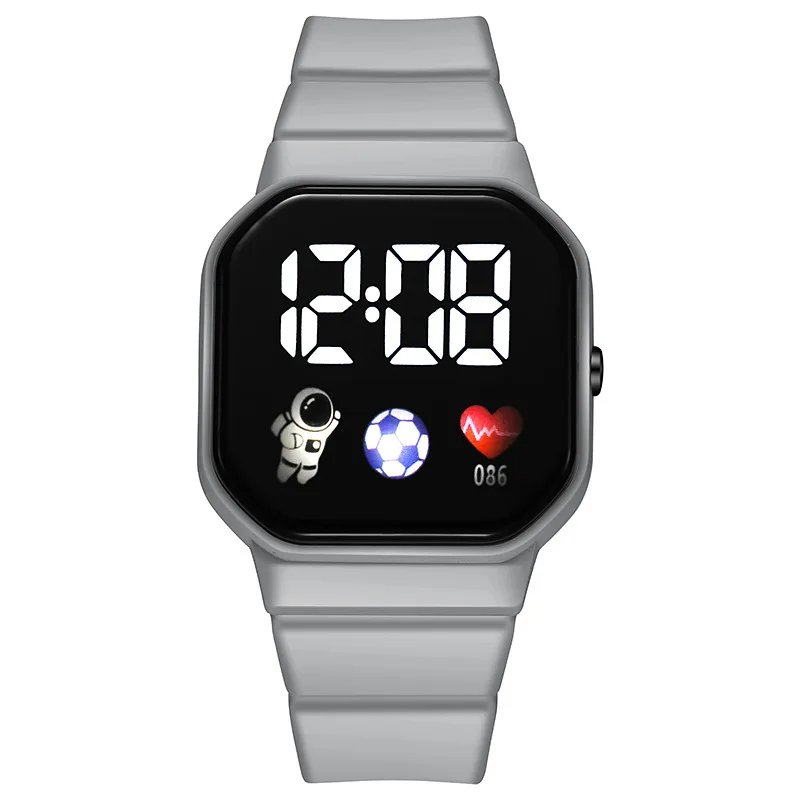 2023 LED Digital Watch For Kids Boys Sports Waterproof Watches Girls Silicone Digital Watch Casual Childrens Electronic Reloj