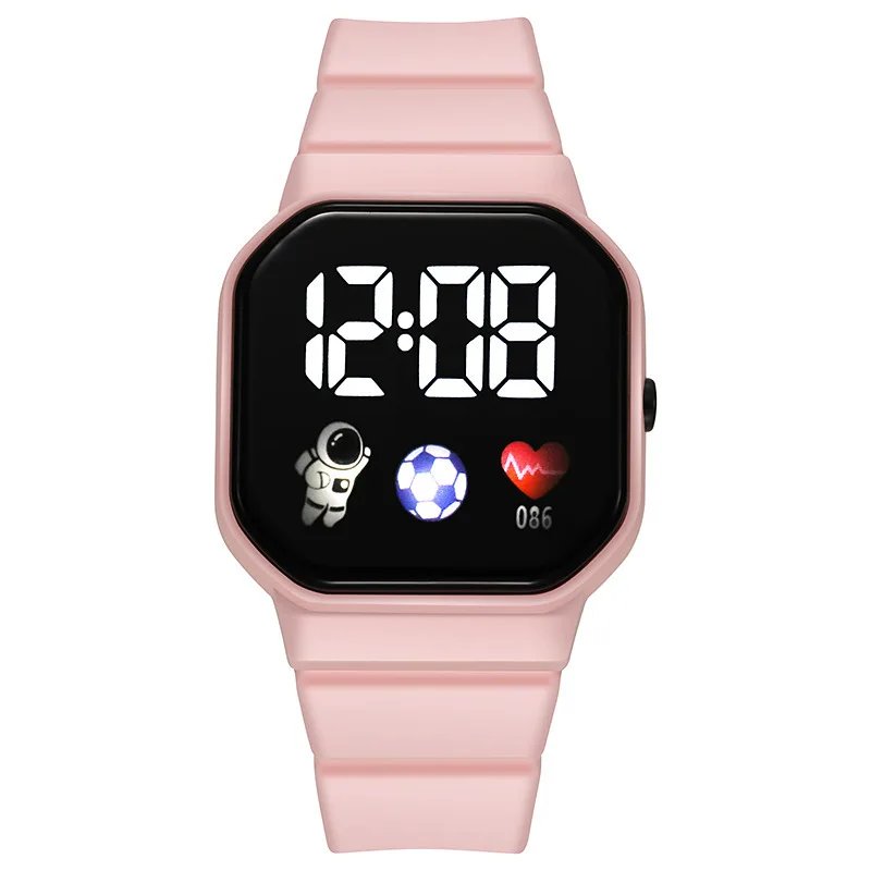 2023 LED Digital Watch For Kids Boys Sports Waterproof Watches Girls Silicone Digital Watch Casual Childrens Electronic Reloj