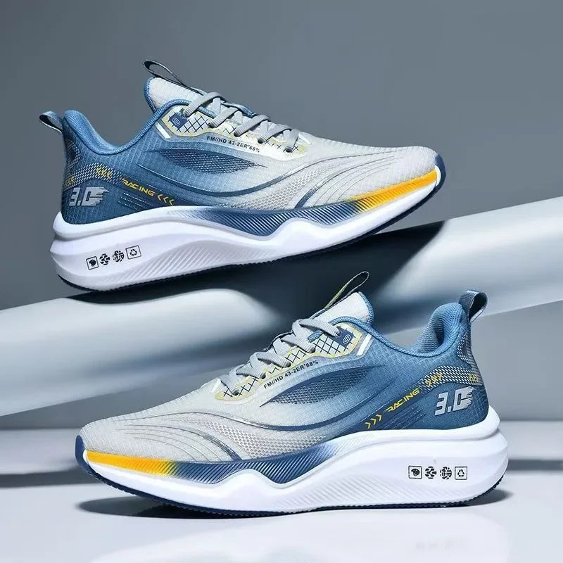 New Running Shoes Summer Tenis Masculino New Fitness Test Middle School Students Bounce Cushioning Sneakers Men's Shoes