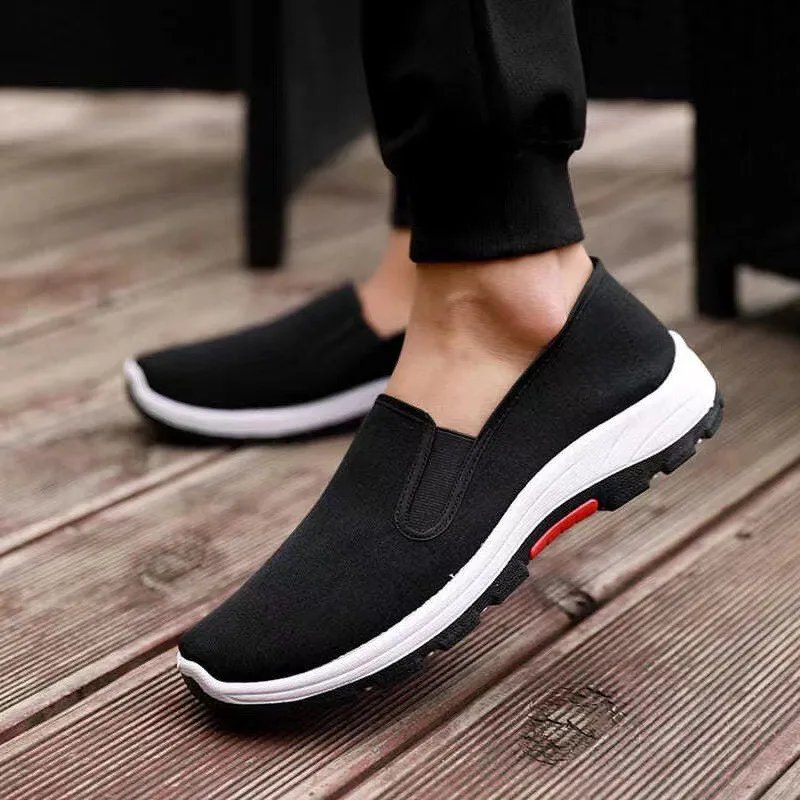 Old Beijing cloth shoes, military single men's black cloth shoes, tire sole men's single shoes, canvas shoes
