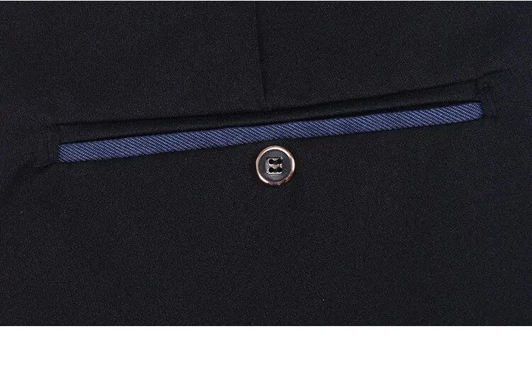 Men's Elastic Straight Pants Business Casual Long Suit Pants Male Formal Trousers Solid Colors Black BLue Men's Elastic Straight Pants Business Casual Long Suit Pants Male Formal Trousers Solid Colors Black BLue