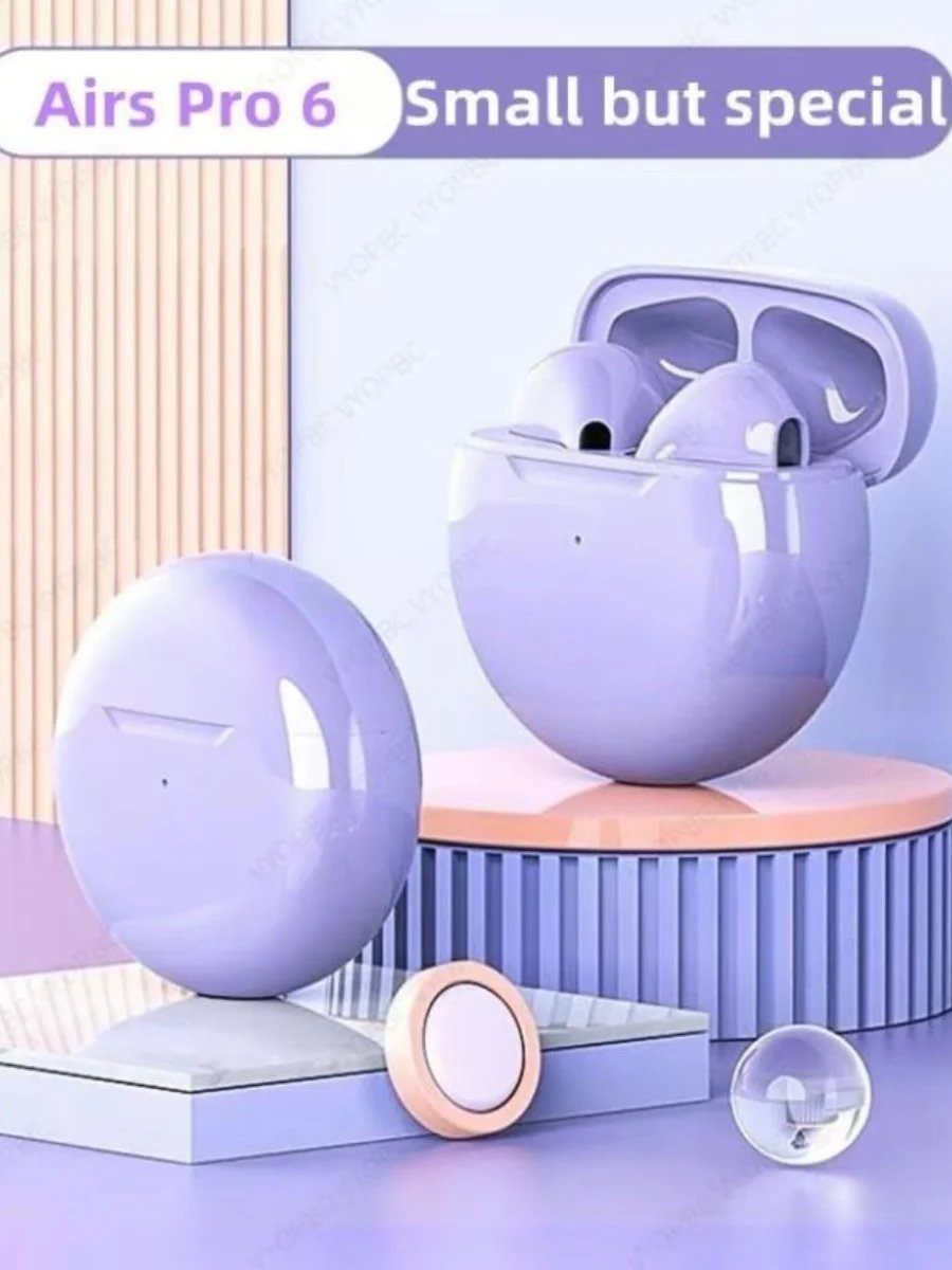 Original Pro6 TWS Touch Control Wireless Headphone Bluetooth 5.0 Earphones Sport Earbuds Music Headset For Iphone Xiaomi phones