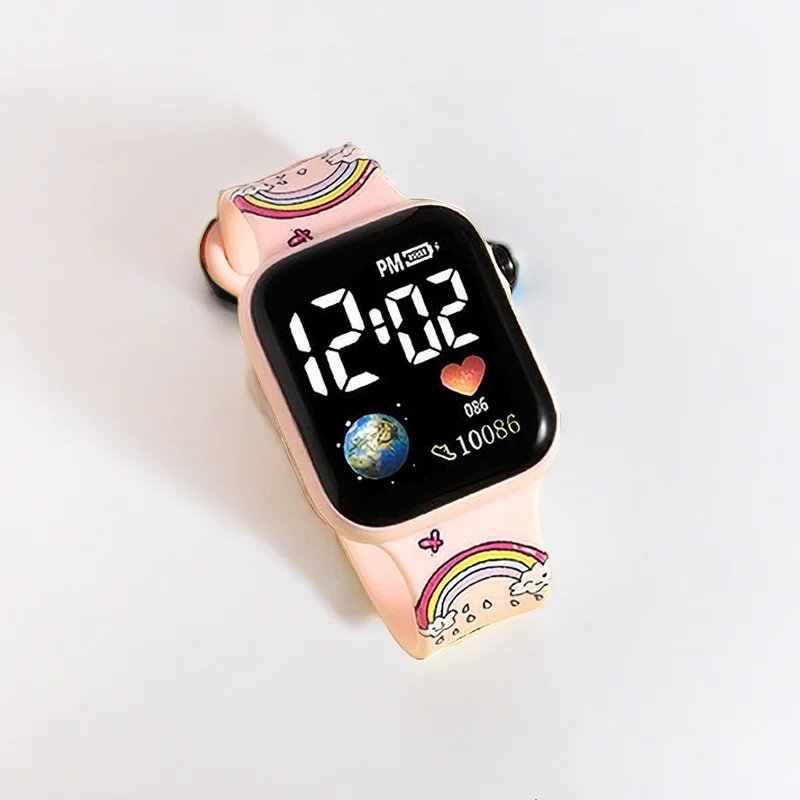 New Stitch Children Watches Girls Reloj Inteligente Para Ni&ntilde;os Ni&ntilde;a Reloj Hello Kitty Digital Watch Women Rel&oacute;gio Infantil