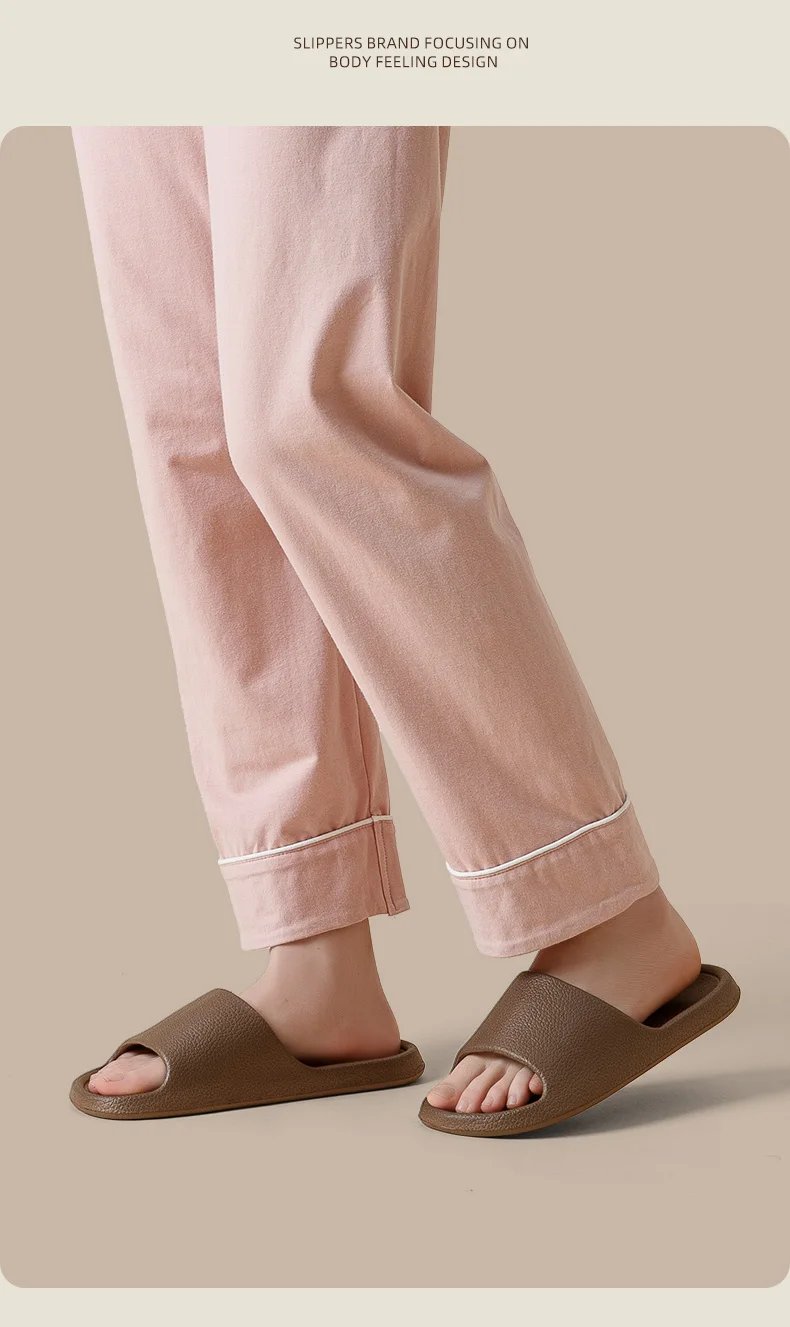 EVA Men Sandals Flip Flops Man Slippers Solid Color Simple Non-slip Soft Sole Comfortable Shower Slippers Outdoorf Couple Shoes