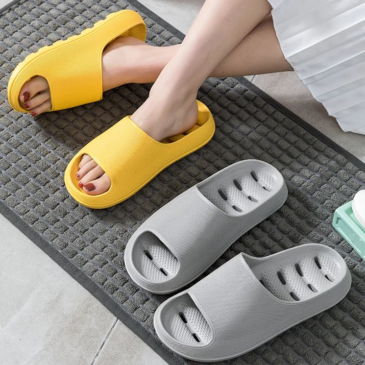 bEVA slippers, non-slip, deodorant, home bath slippers, bathroom hotel, hollow leaking slippers for men and women, summer